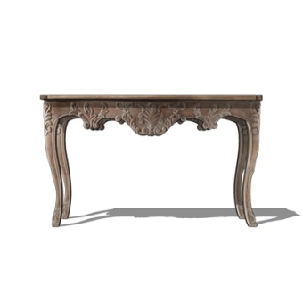 欧式实木端景台su模型