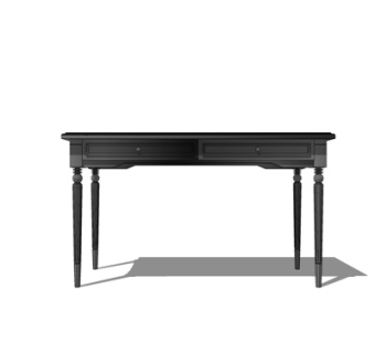 欧式实木端景台su模型