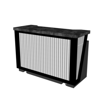 新中式大理石端景台su模型