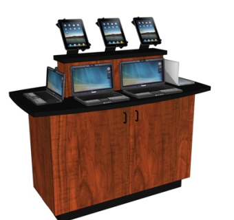 现代手提展示台su模型