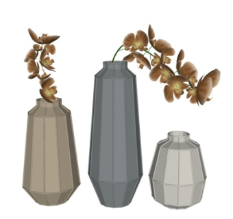 新中式装饰品su模型