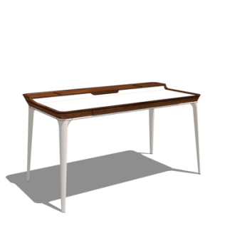 现代书桌su模型