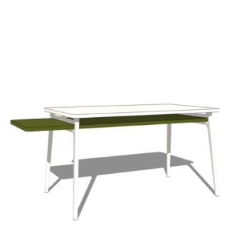 现代书桌su模型