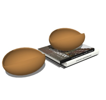 现代书籍摆件su模型