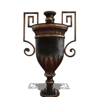 欧式金属摆件su模型