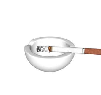 现代烟灰缸su模型