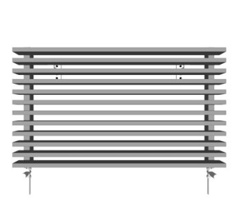 现代暖气片su模型