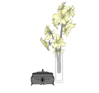 新中式装饰品su模型