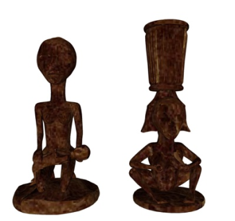 东南亚装饰品su模型