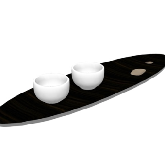 现代装饰品su模型