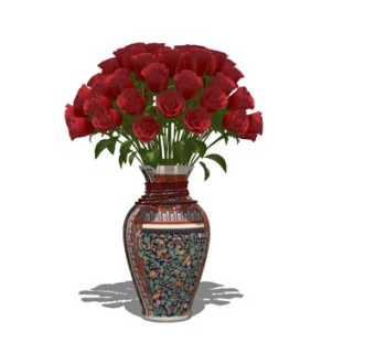 现代装饰品su模型