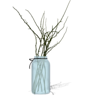 现代装饰品su模型