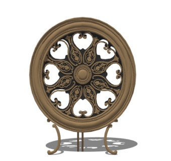 简欧装饰品su模型