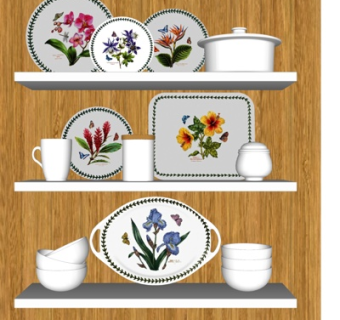 新中式装饰品su模型