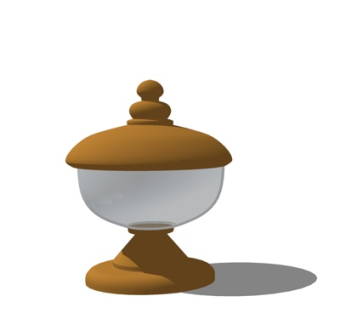 简欧装饰品su模型