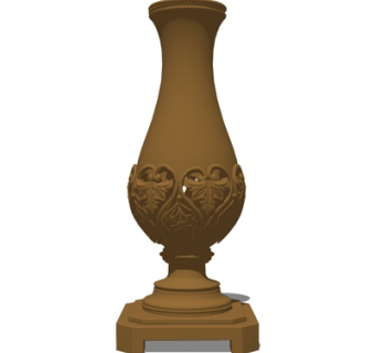 简欧装饰品su模型