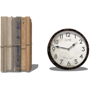 现代书籍su模型