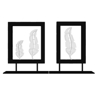 现代装饰品su模型