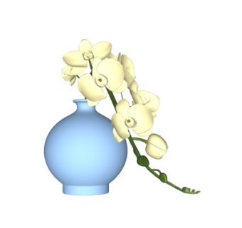 现代装饰品su模型