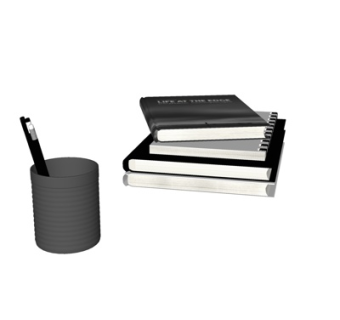 现代书籍su模型