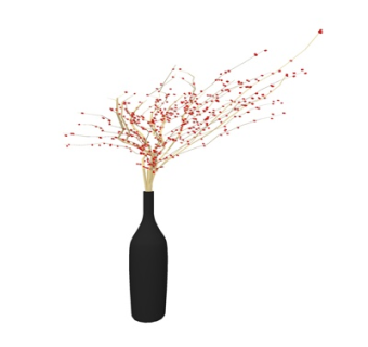 现代装饰品su模型