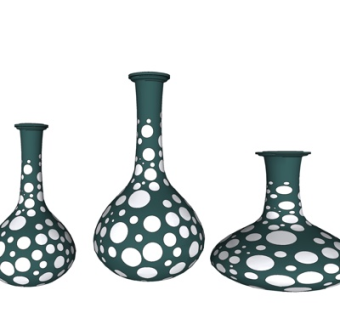 新中式装饰品su模型