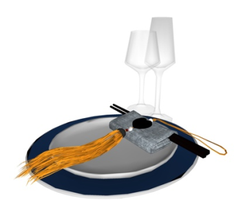 现代餐具su模型