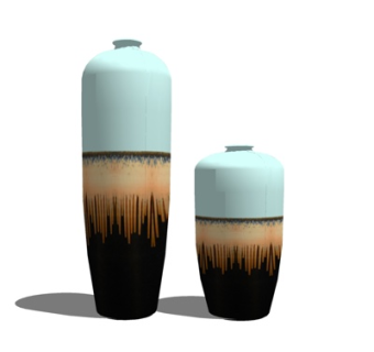 新中式装饰品su模型