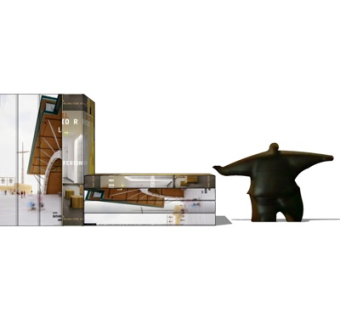 现代书籍饰品摆件su模型