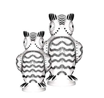 现代猫头鹰摆件su模型