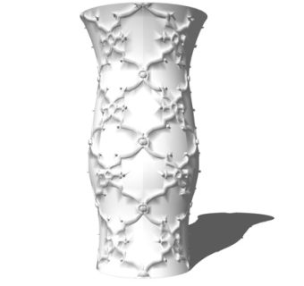 现代陶瓷花瓶su模型