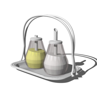 现代调料罐su模型