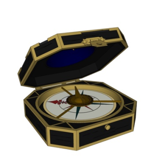 现代指南针su模型