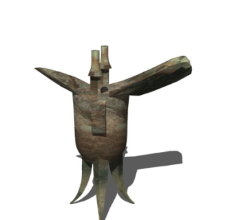 中式青铜爵su模型