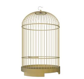 现代金属鸟笼su模型