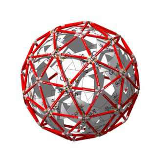 现代圆形摆件su模型