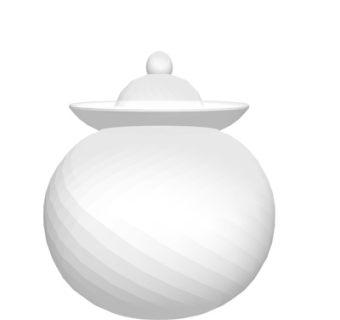 现代陶瓷器皿su模型