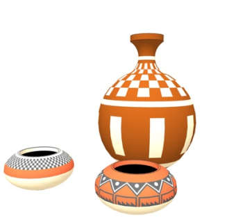 现代陶罐su模型