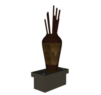 中式筷子su模型