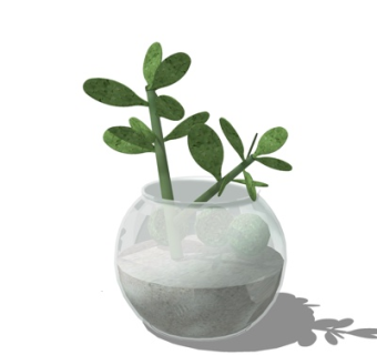 现代花瓶su模型