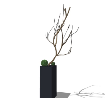 现代花瓶su模型