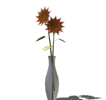 现代花瓶su模型