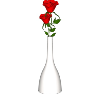 现代花瓶su模型