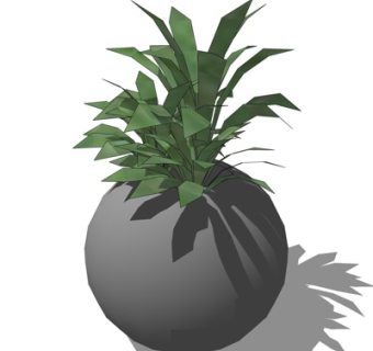 现代陶瓷花瓶su模型