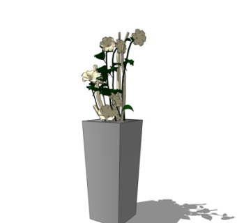 现代花瓶su模型