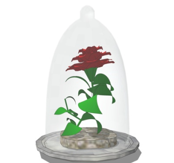 现代花瓶花卉su模型