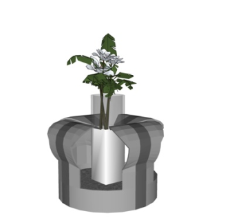 现代花瓶su模型