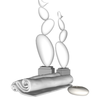 现代毛巾肥皂su模型