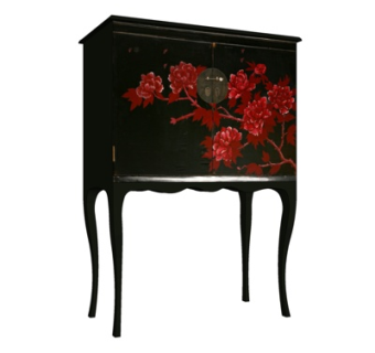 新中式实木斗柜su模型