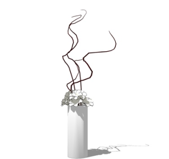 现代装饰品su模型